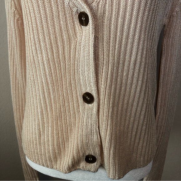 NWT Free People Game On Cardi - Size Medium In White Swan Color - Picture 6 of 15